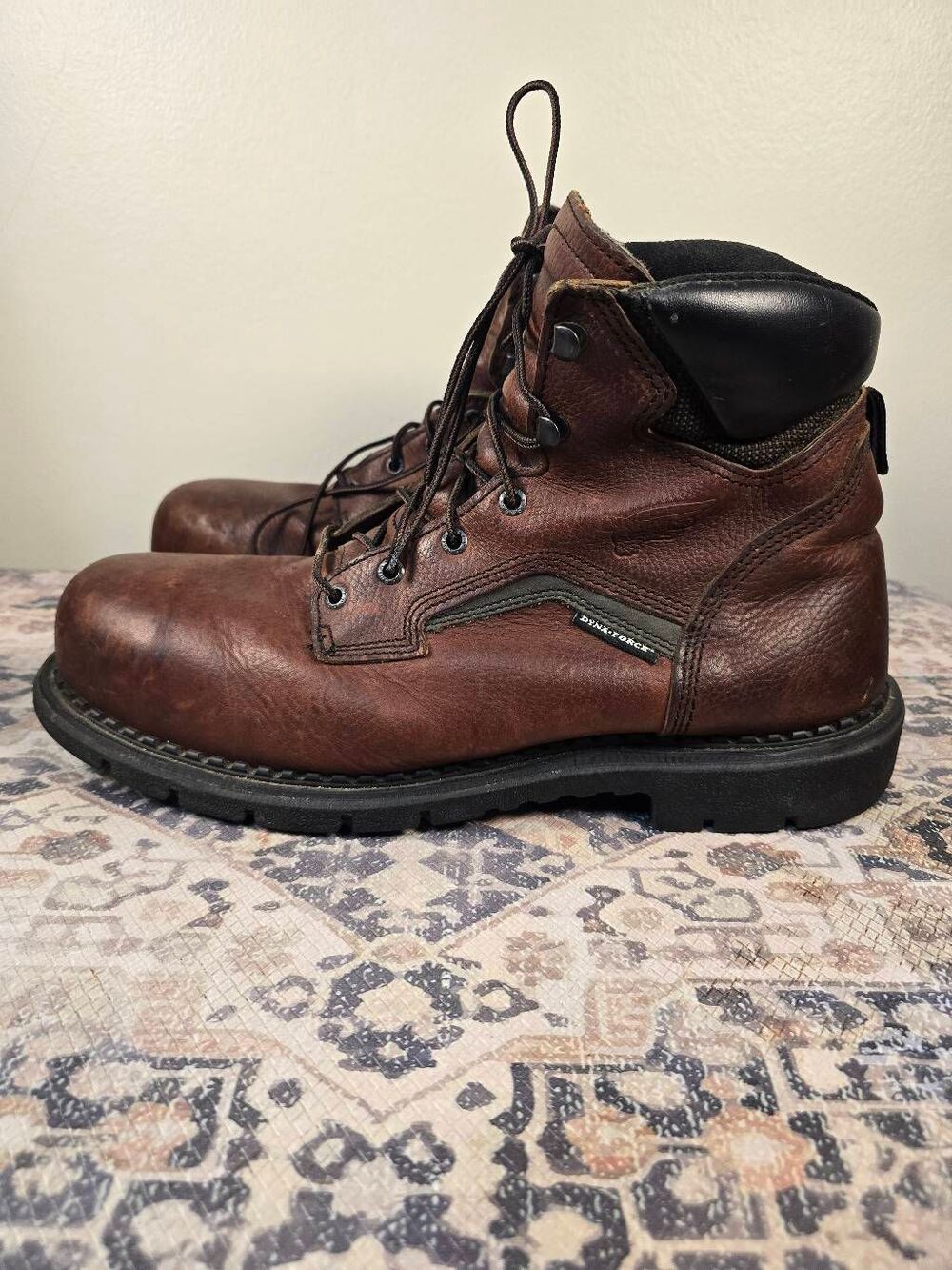 Red Wing 2226 Brown Leather Safety 6” Work Boots Men's Size 14 E2 Wide